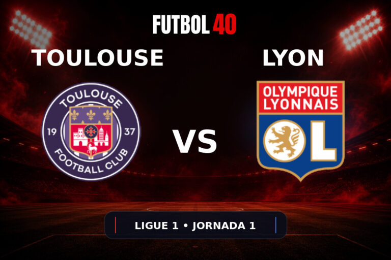 Toulouse vs Lyon en vivo, Ligue 1 2026/27 Jornada 1