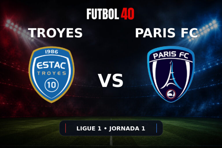 Troyes vs Paris FC en vivo, Ligue 1 2026/27 Jornada 1