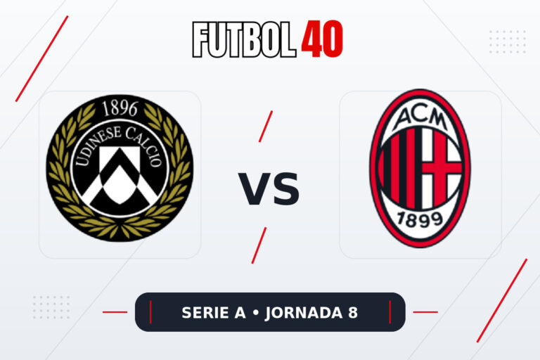 Udinese vs AC Milan en vivo, Serie A 2026/27 Jornada 8