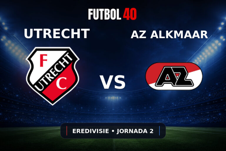 FC Utrecht vs AZ Alkmaar en vivo, Eredivisie 2026/27 Jornada 2