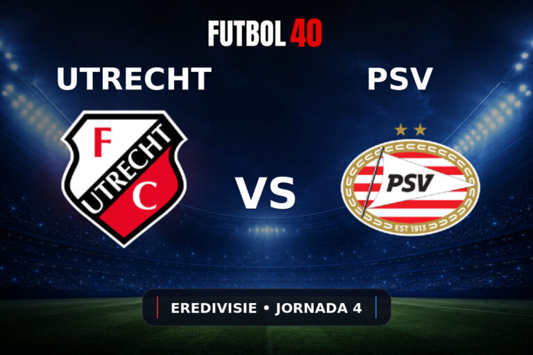 FC Utrecht vs PSV Eindhoven en vivo, Eredivisie 2026/27 Jornada 4