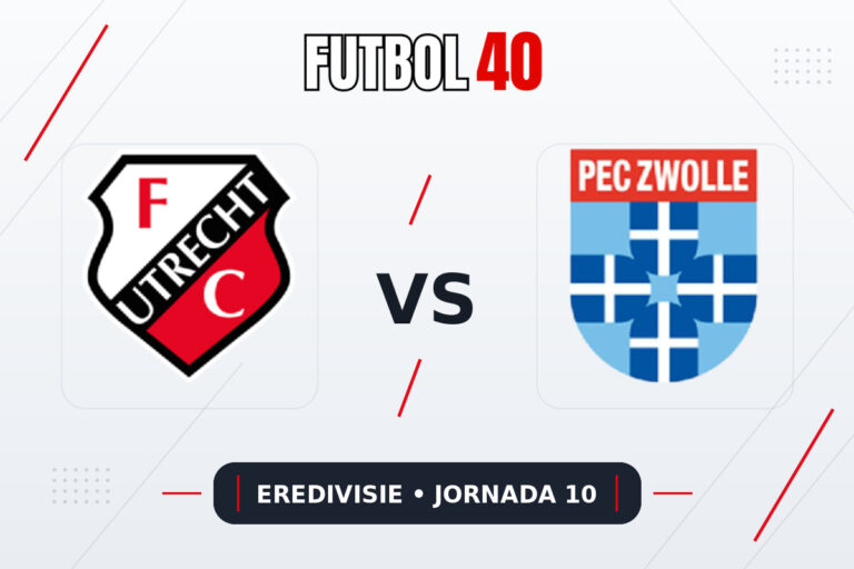 FC Utrecht vs PEC Zwolle en vivo, Eredivisie 2026/27 Jornada 10
