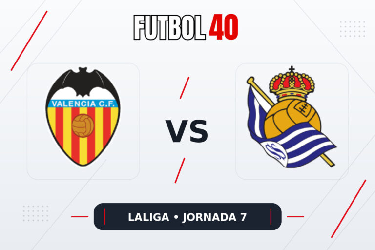 Valencia vs Real Sociedad en vivo, LaLiga 2026/27 Jornada 7