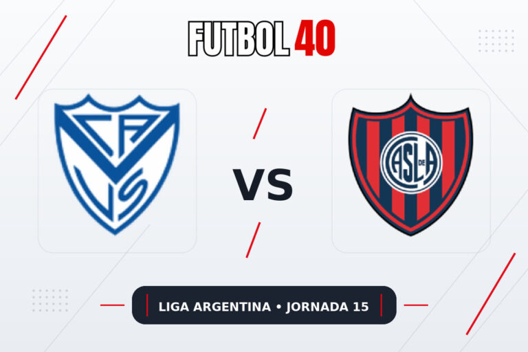 Vélez Sarsfield vs San Lorenzo en vivo, Liga Argentina Clausura 2026 Jornada 15