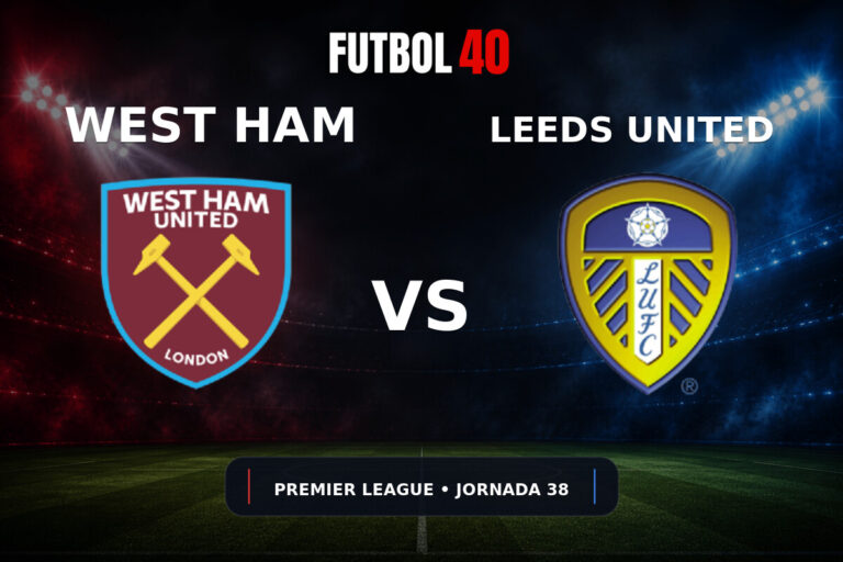 West Ham United vs Leeds United en vivo, Premier League 2025/26 Jornada 38