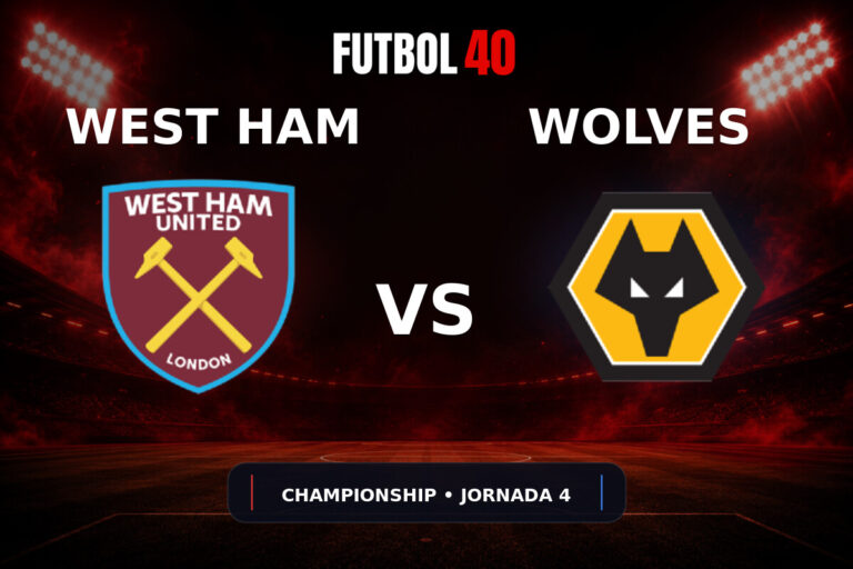 West Ham United vs Wolverhampton en vivo, Championship 2026/27 Jornada 4