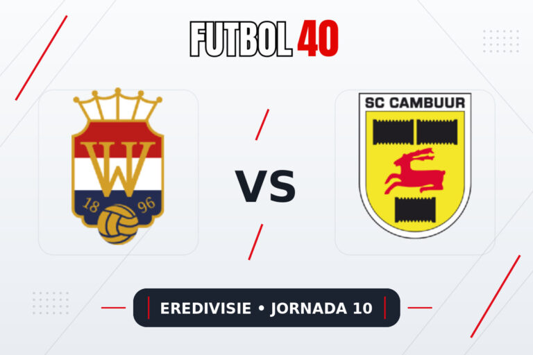 Willem II vs Cambuur en vivo, Eredivisie 2026/27 Jornada 10