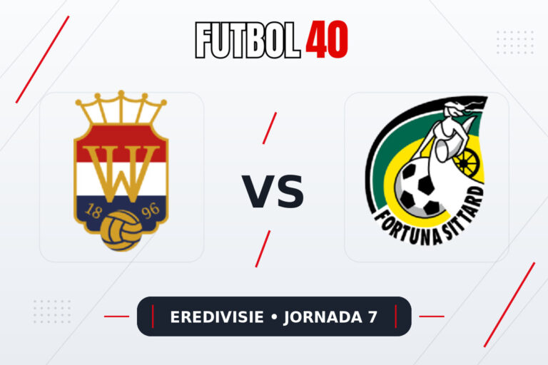 Willem II vs Fortuna Sittard en vivo, Eredivisie 2026/27 Jornada 7