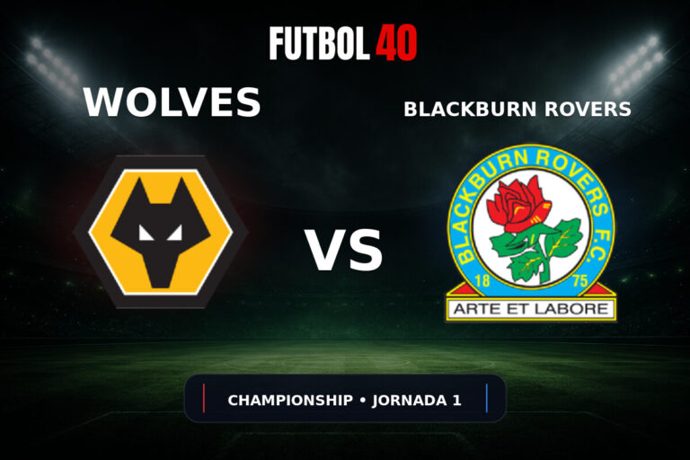 Wolverhampton vs Blackburn Rovers en vivo, Championship 2026/27 Jornada 1